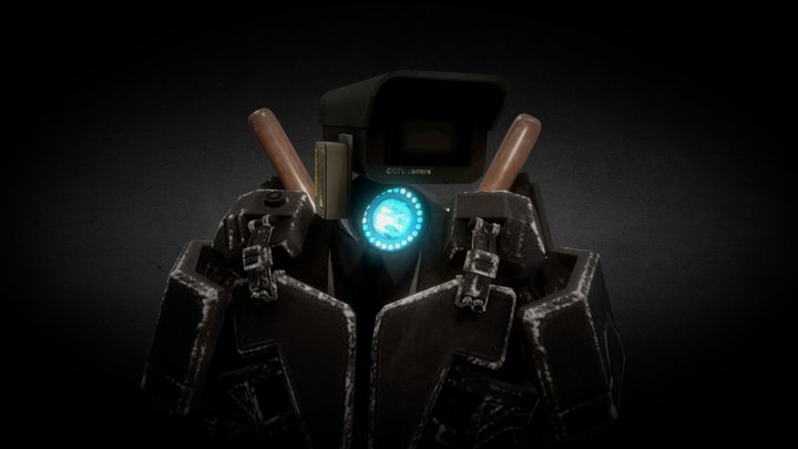 Exo-Armor Plunger Cameraman (MonsterUp) – Gratis 3D-model STL
