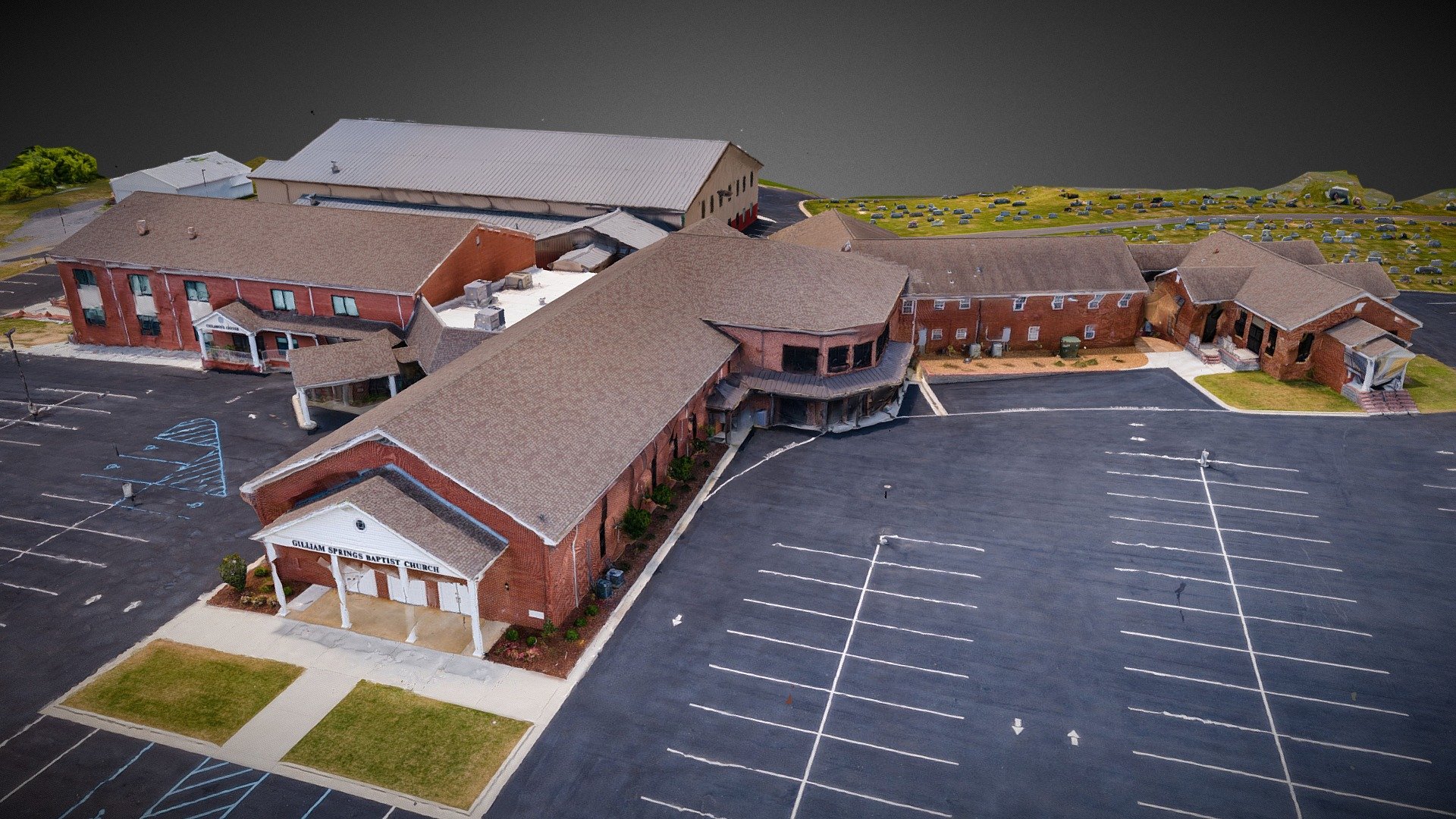 Gilliam Springs Baptist Church Download Free 3D model by johnnokomis