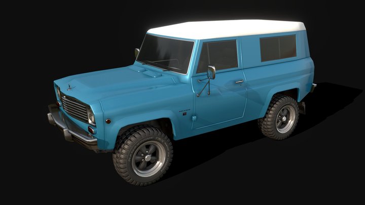 Bokaroo '67 - Low poly model