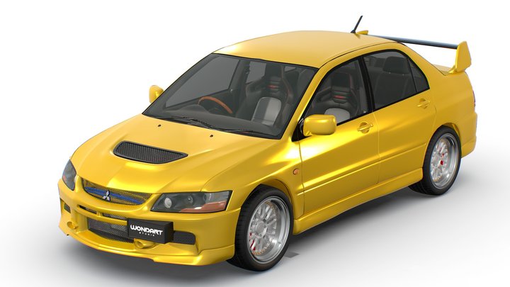 Mitsubishi Evolution 9 (IX) 3D Model
