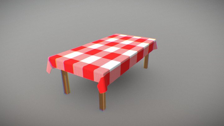 Kitchen Table FREE ( High quality ) 3D Model