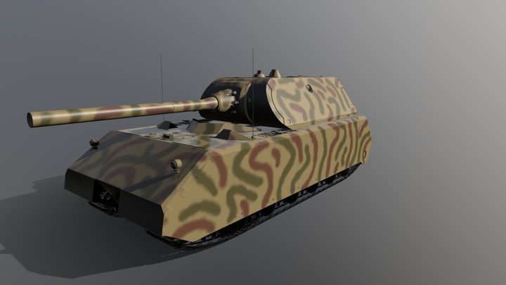 Panzer VIII Maus 3D Model