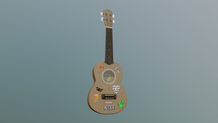 My ukulele 3D Model