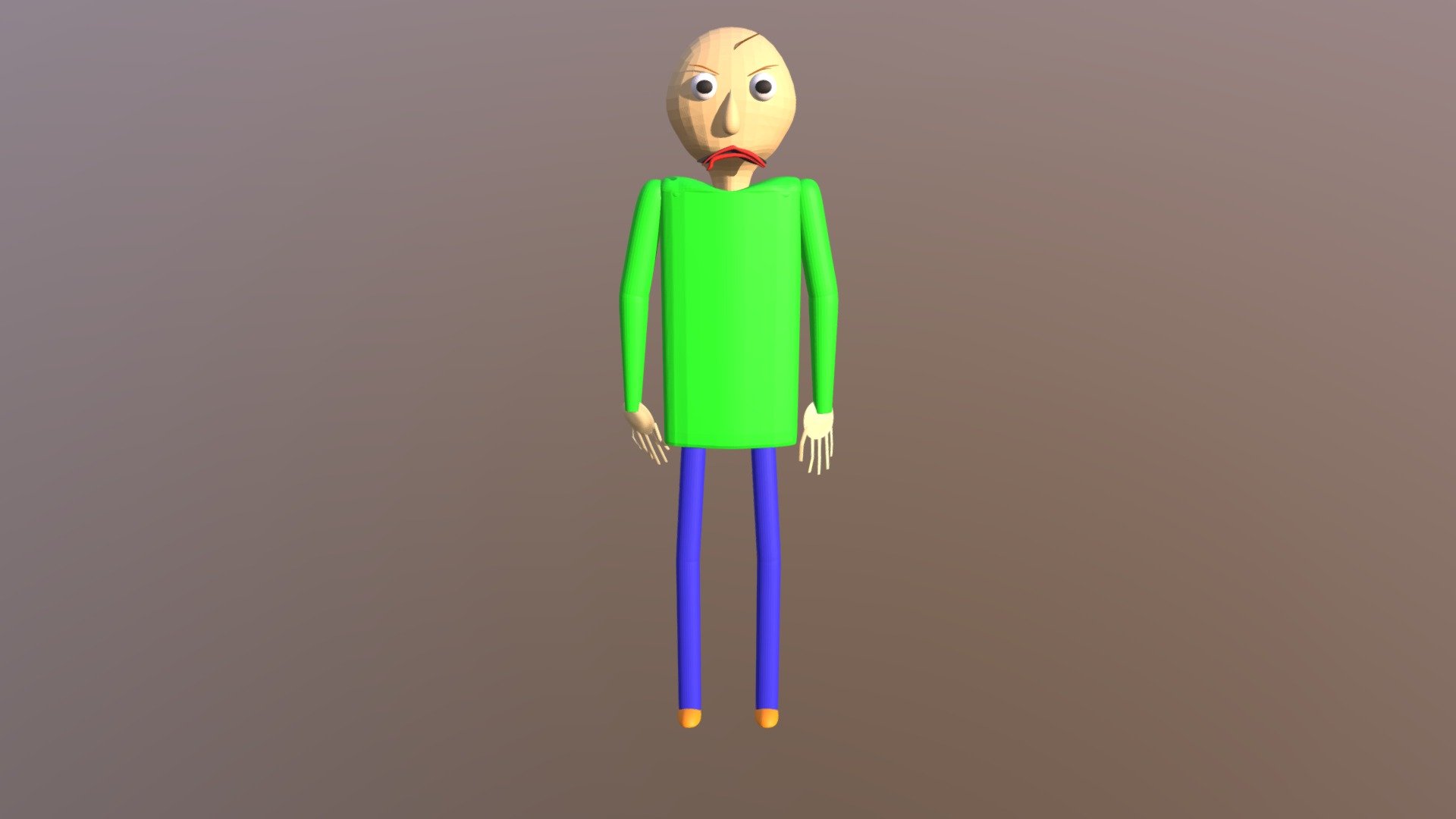 Baldi Animation - baldi morph 2d not 3d roblox