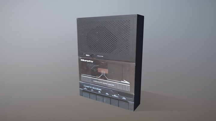 Cassette Player / Recorder 2 3D Model