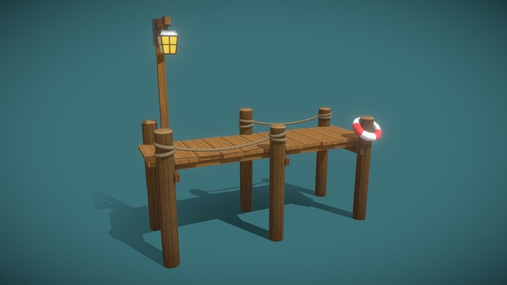 Roblox Pier 3D Model