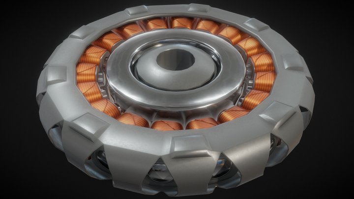 Electric Motor 3D Model