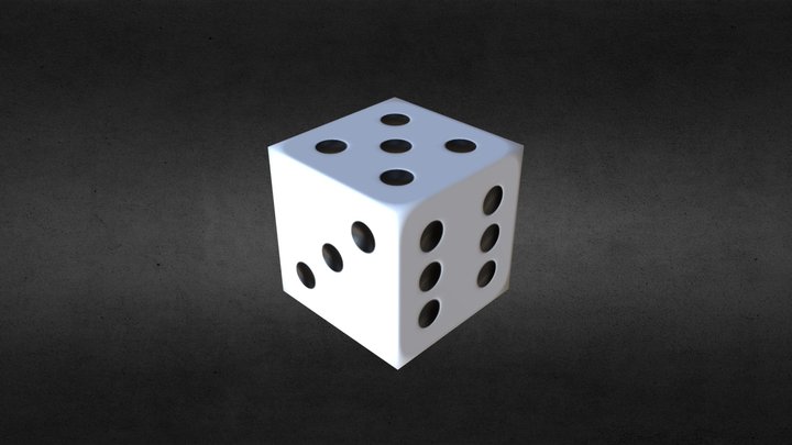 Classic 6-Sided Die 3D Model