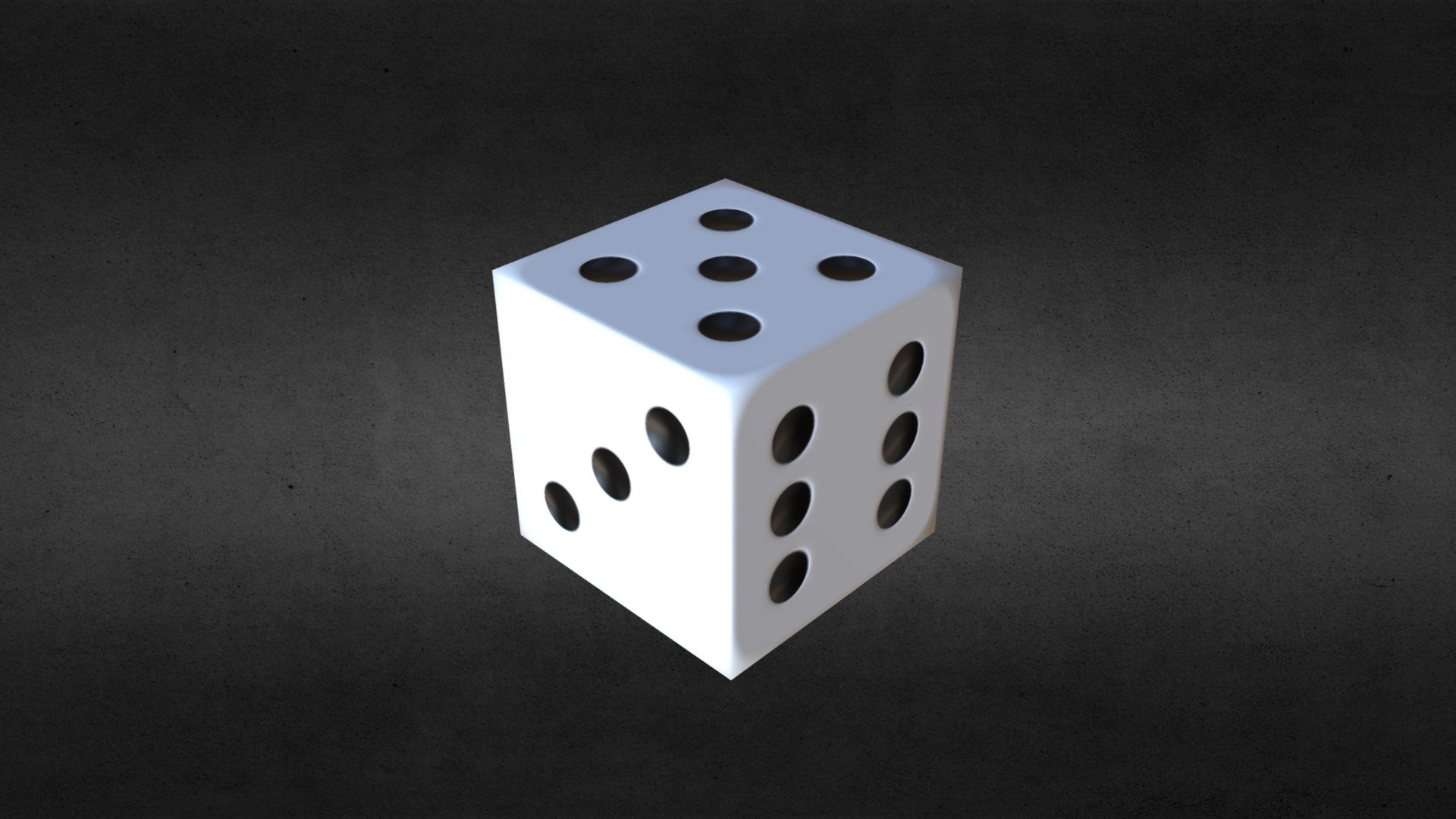 Classic 6 Sided Die Download Free 3D Model By Saladudo 2204fbf 