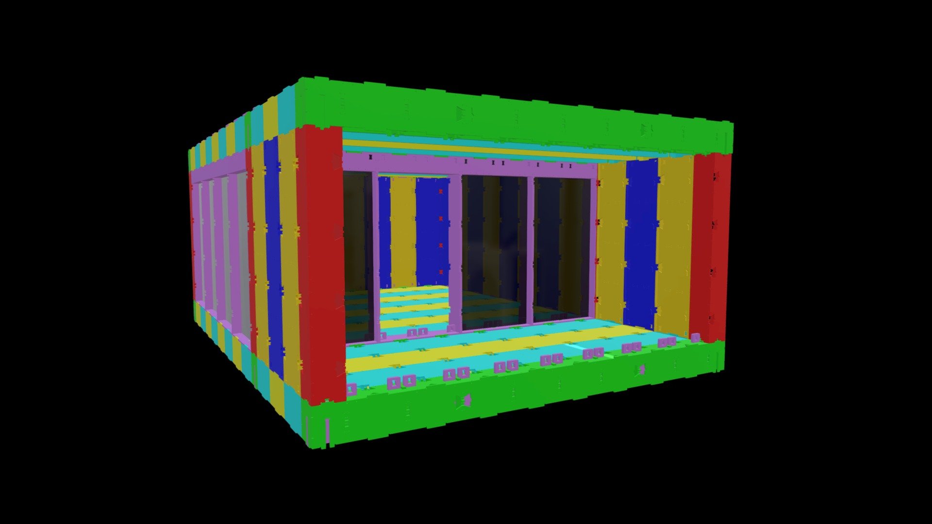 House 12 (edited 4mm MDF laser model)