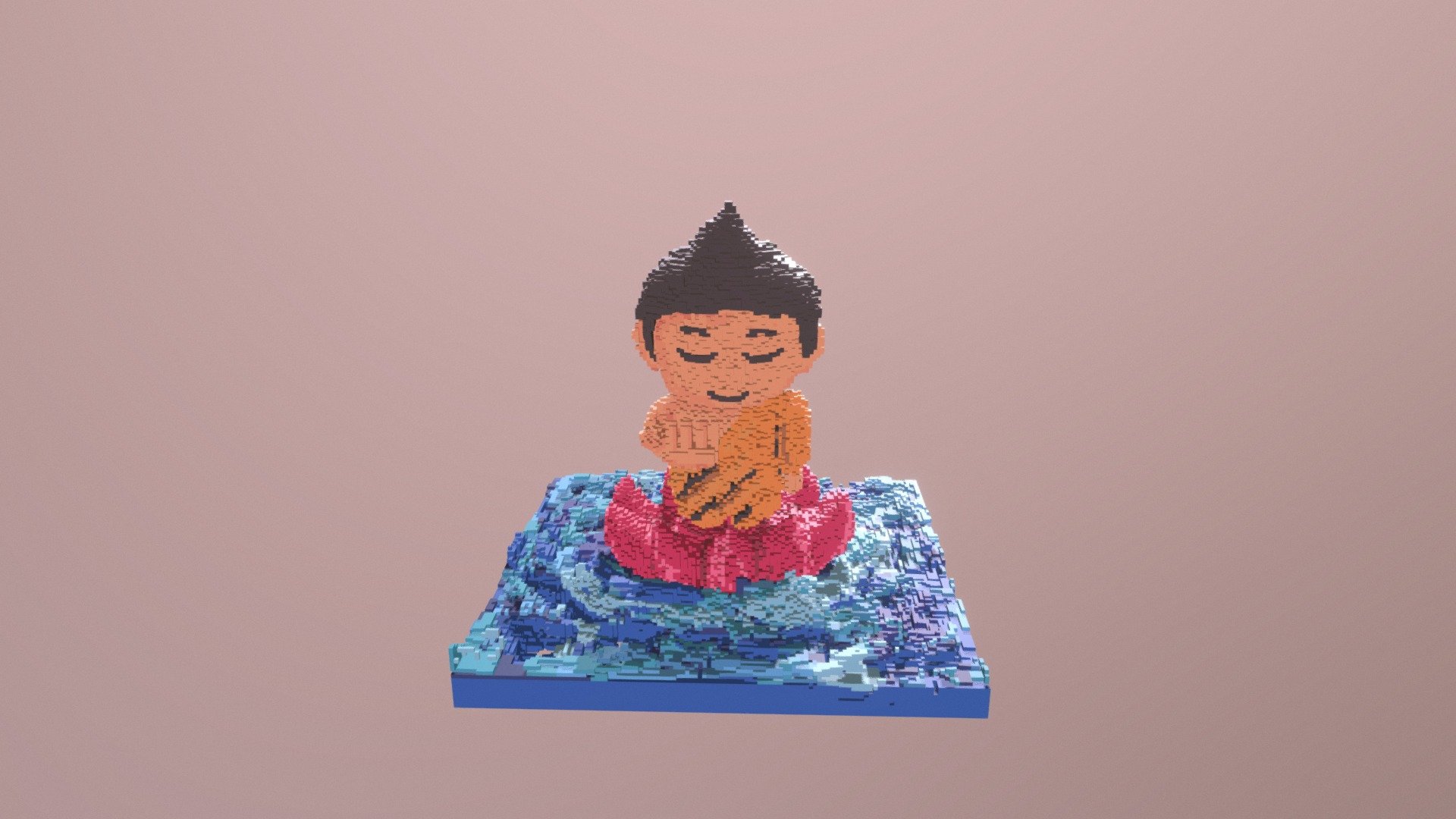 Voxel Buddha