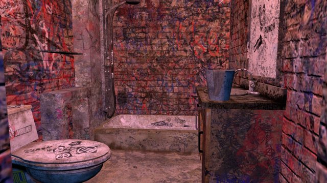 Punx Bathroom 3D Model