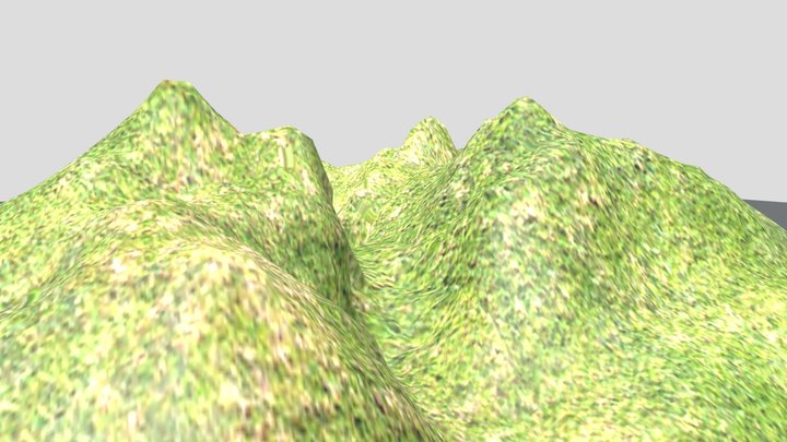 Mountain view 3D Model