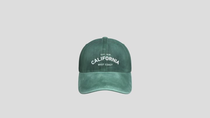 CALIFORNIA  WEST COAST PRINTED CAP (EST.1978) – Modelo 3D gratuito STL