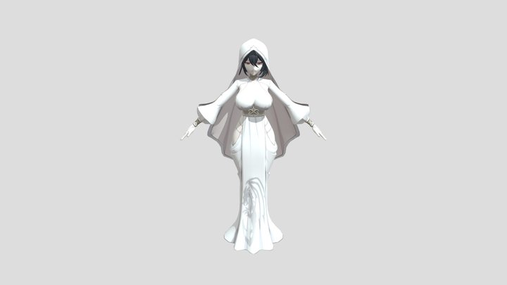 Girl npc Outer Plane 3D Model