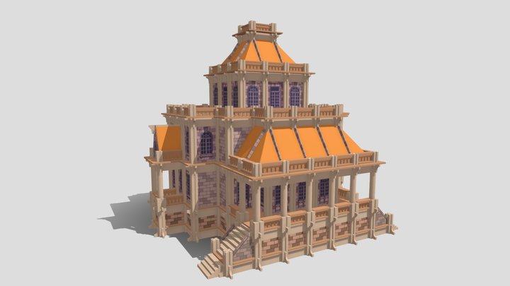 L'Edifice model: 6-25 Palais Serbe (192?) 3D Model