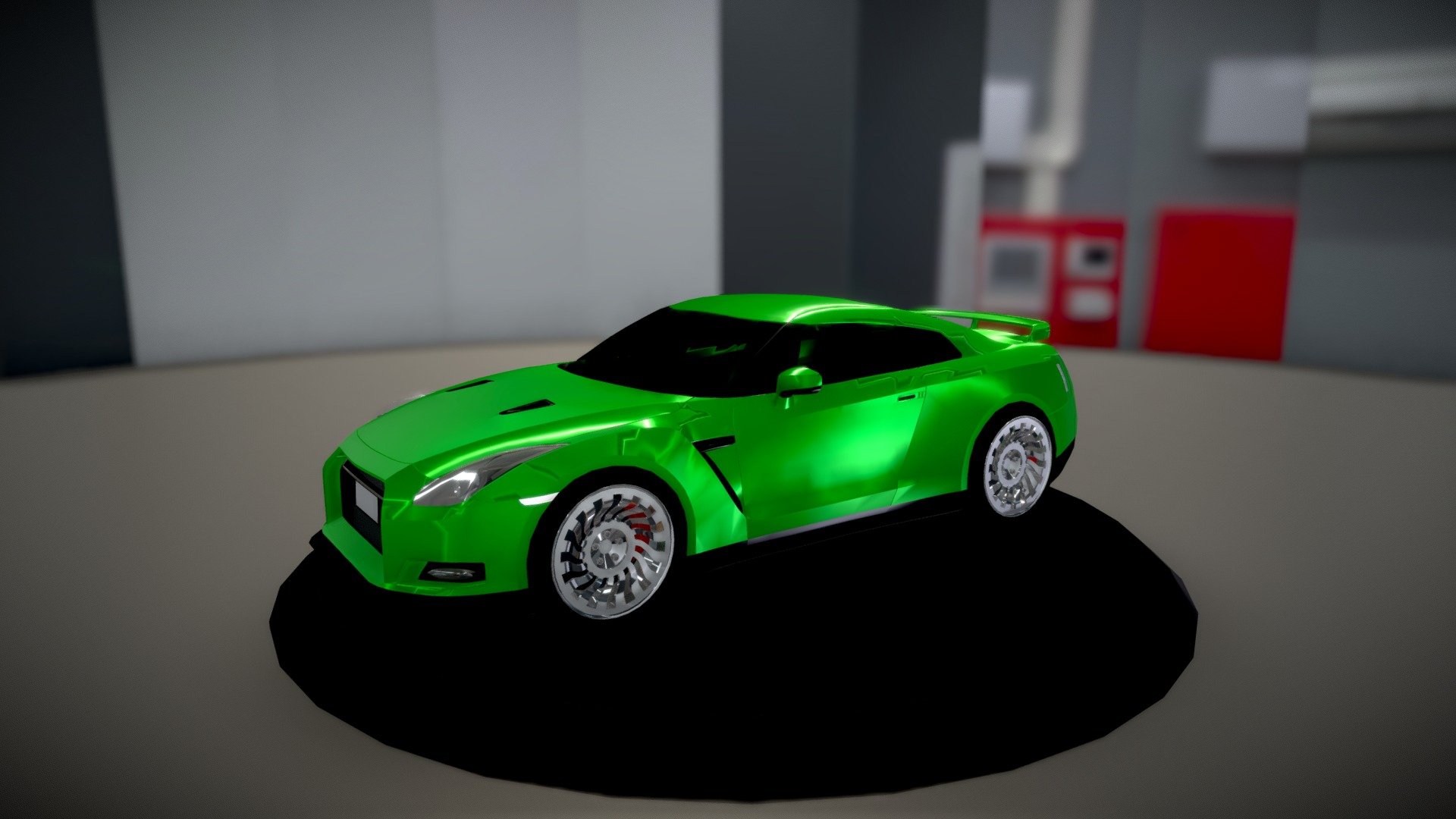 COCHE DEPORTIVO (NISSAN GT-R R35) - 3D model by JoséÁngel_GC (@j.a2001 ...
