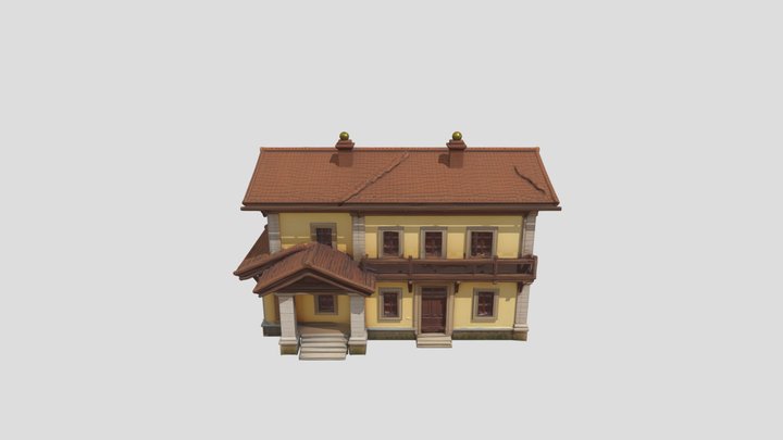 Casa Italiana - IA 3D TESTE 3D Model