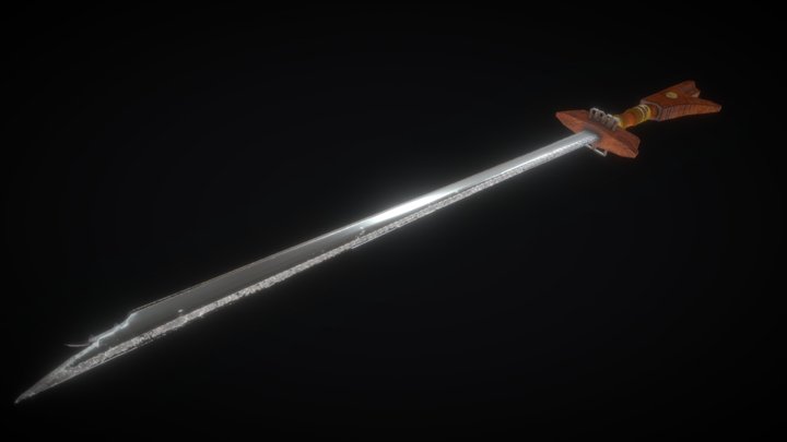 Kampilan Sword 3D Model
