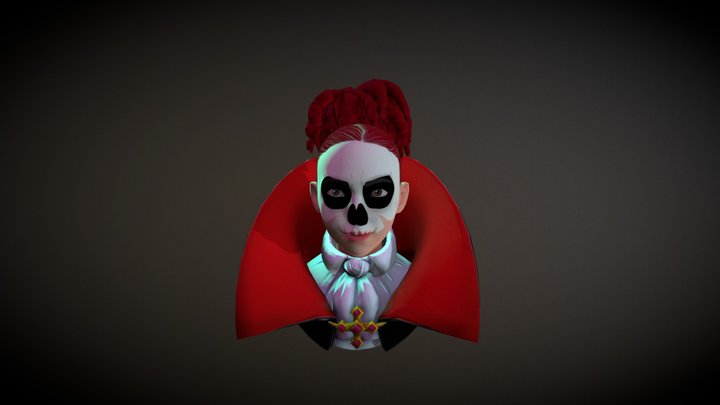 Readyplayer.me Dracula girl 3D Model