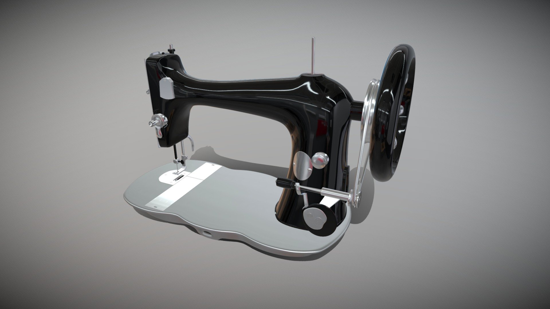 Sewing-machine - 3D model by llllline [2208b58] - Sketchfab