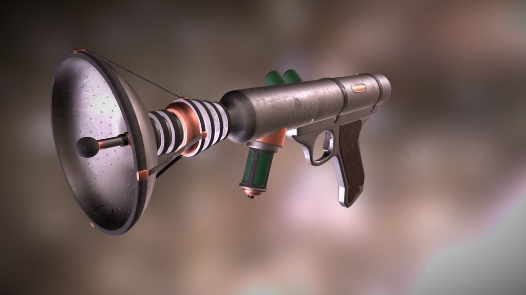 Raygun - 3D model by ZeroKarma (@grimfandango) [220a158] - Sketchfab