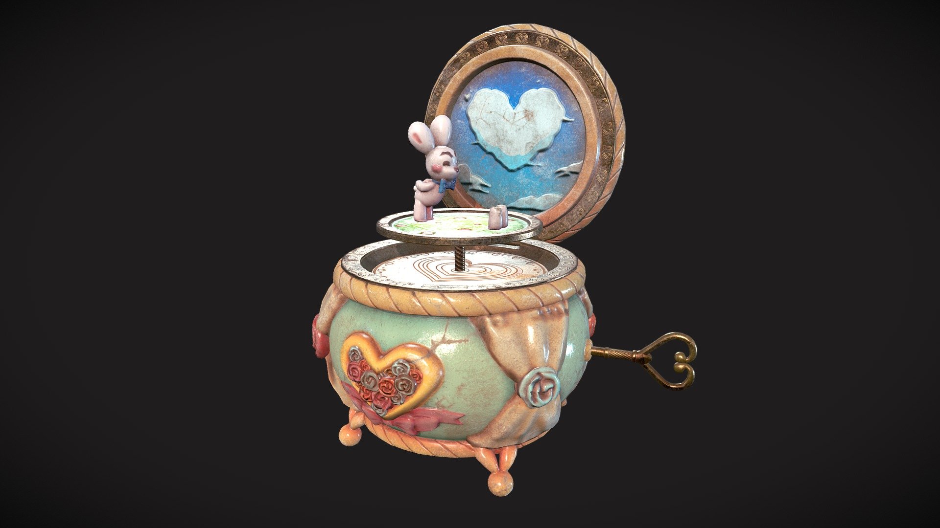Abandoned Music Box - 3D model by deltari2 [220ab20] - Sketchfab