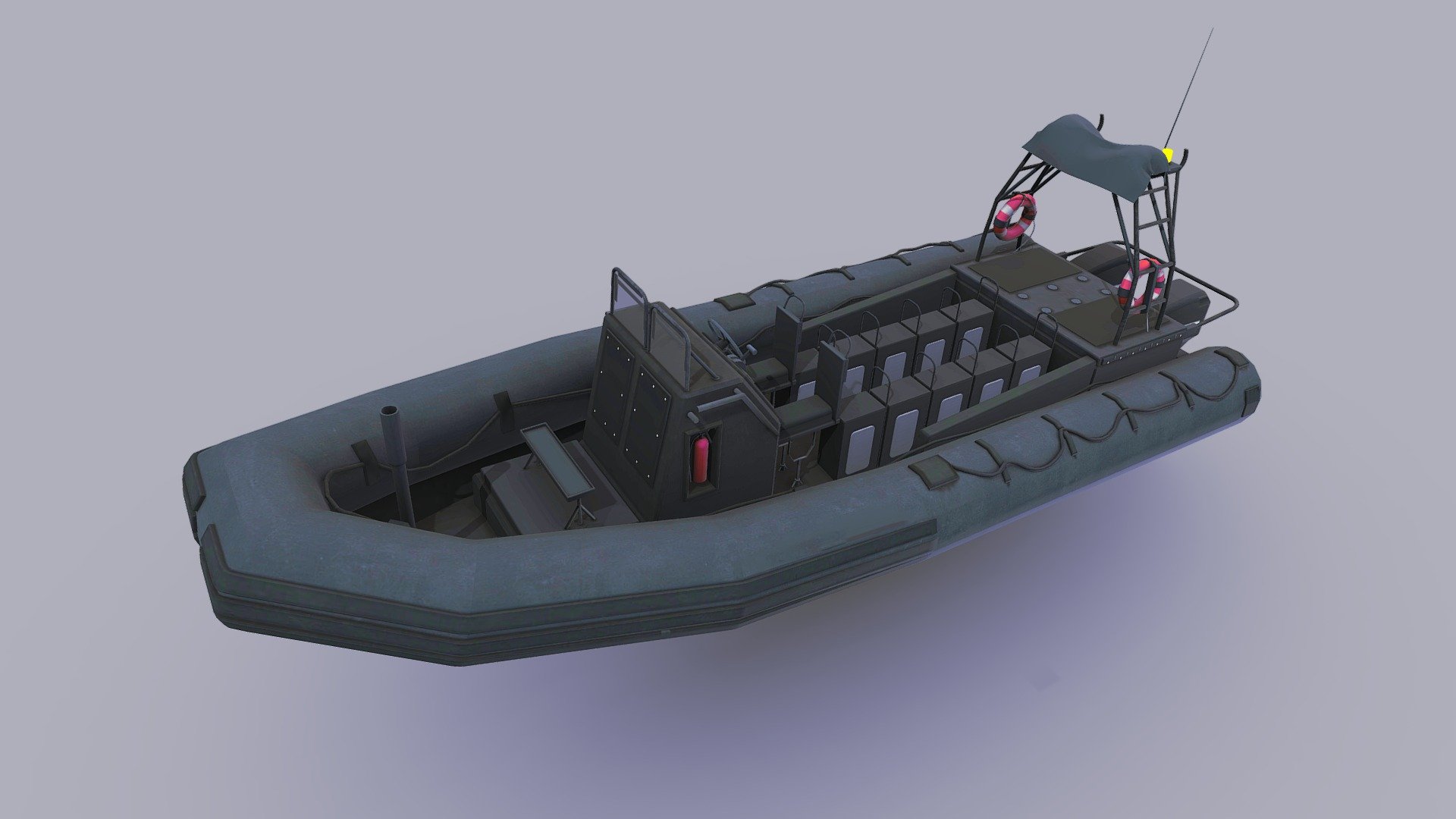 Inflatable Patrol Boat - Buy Royalty Free 3D model by MaX3Dd [220ae98 ...