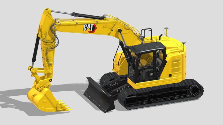 CAT Excavator 325 3D Model
