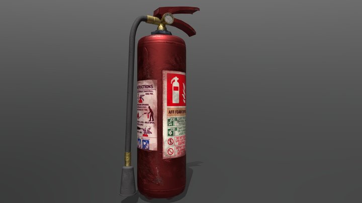 Extinguisher 3D Model