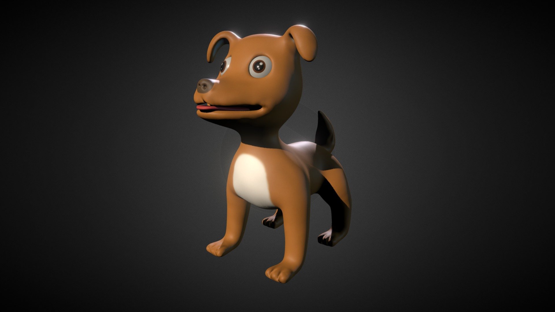 Cartoon Dog - 3D model by  (@3dsmartphone) [220ceb0]