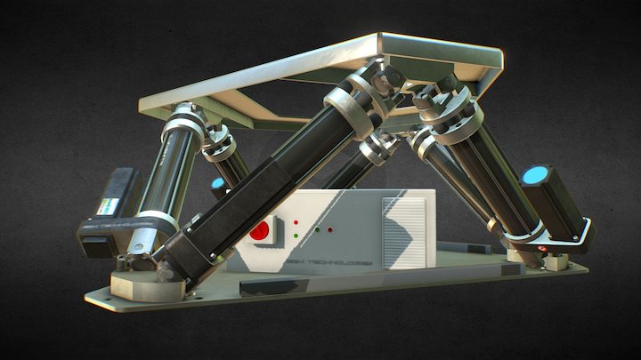 E2M EXAPOD ANIMATION 3D Model