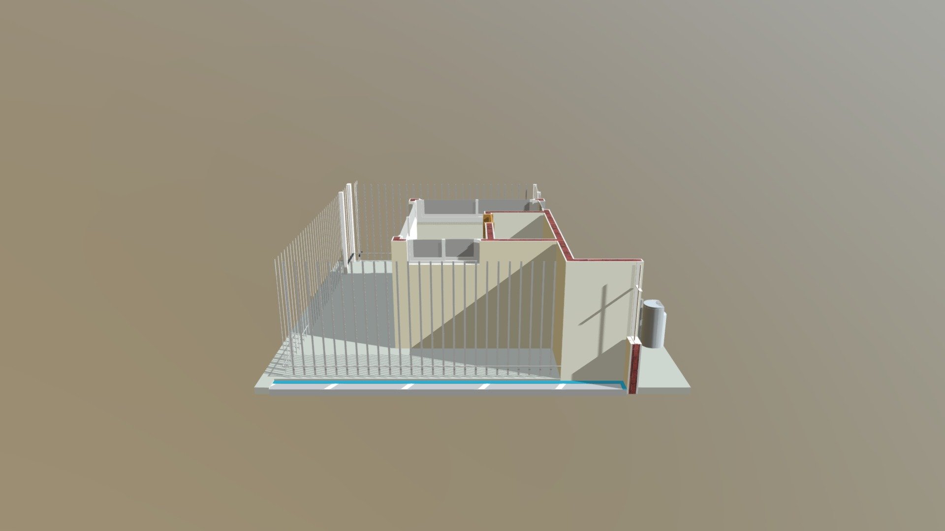 Guarita - Rio Poxim - Planta Baixa 3D