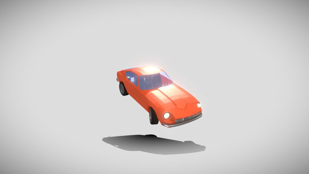 Datzun 240z medium lowpoly high detail