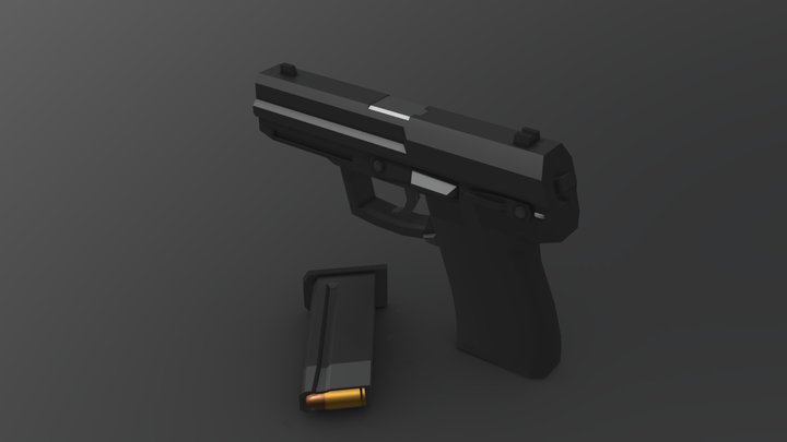 HK USP 3D Model