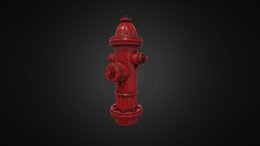 Weathered City Fire Hydrant