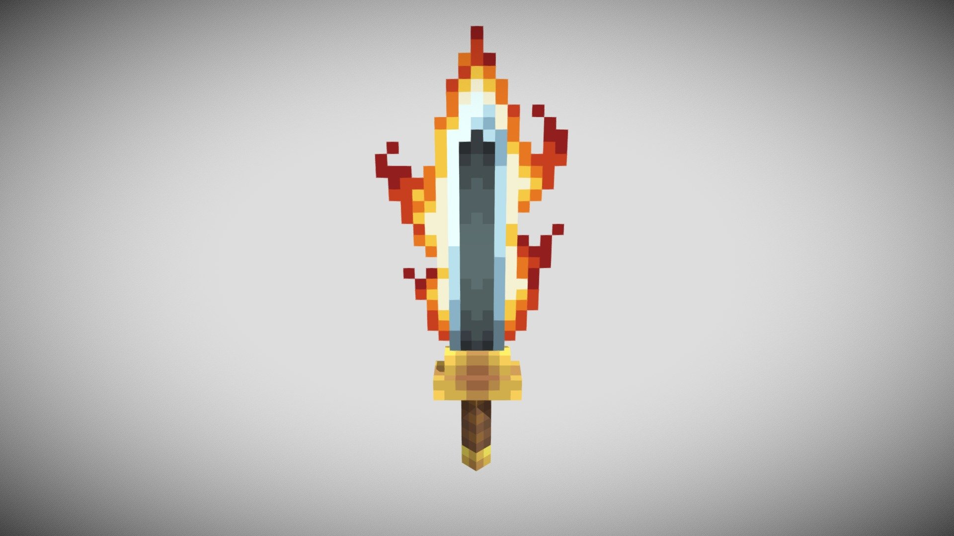 огненный меч - 3D model by grosh1n (@Jus1Master3) [220e8ba] - Sketchfab