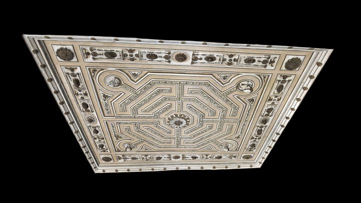 Soffitto “Sala del Labirinto”, XVI secolo, MANAM 3D Model