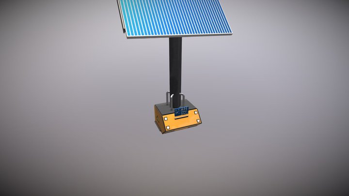 Solar Panel 3D Model
