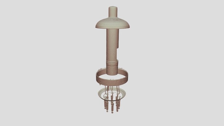 Vacuum Tube: Shunt Regulator Tube 3D Model