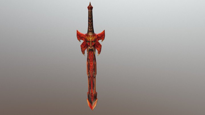 Sword - Devil 3D Model