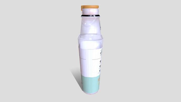 Pote de protector solar 3D Model