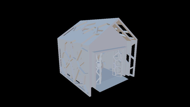 Springburn Winter Gardens Competition - Pavilion 3D Model