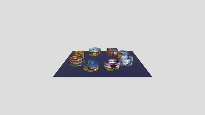 Cilindri Panoramici 3D Model