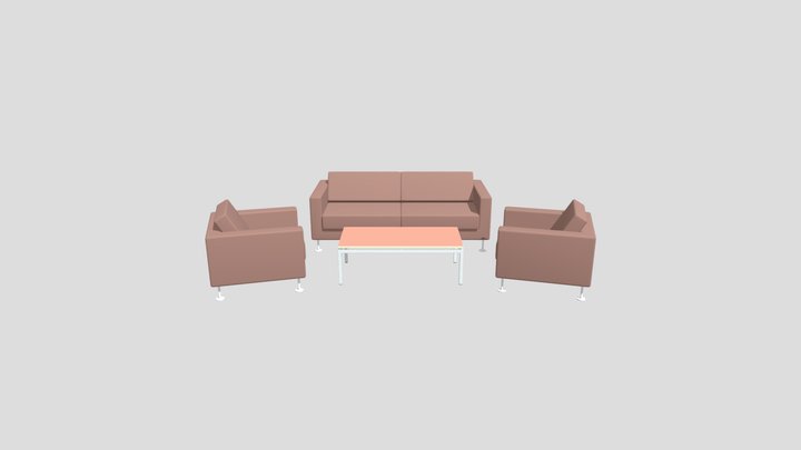 Sofagruppe 3D Model