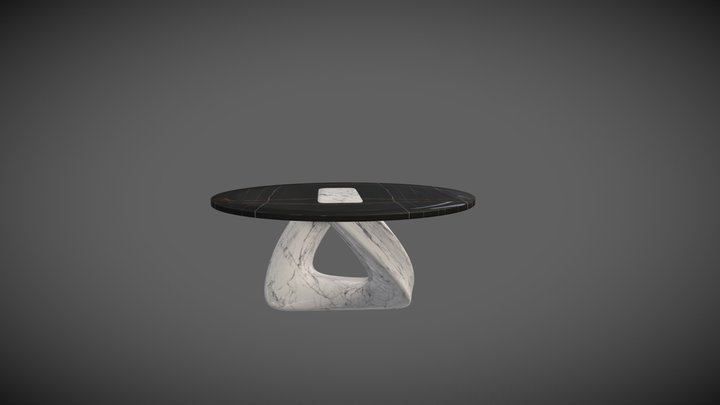 Table in marble Messina 3D Model