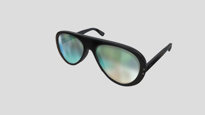 Glasses 3D Modeling, Animation, Rendering & USDZ 3D Model