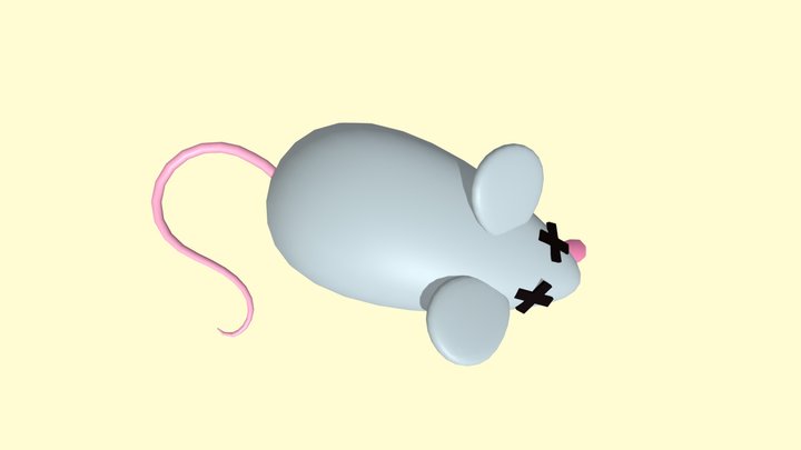 Dead Rat but kinda cute 3D Model