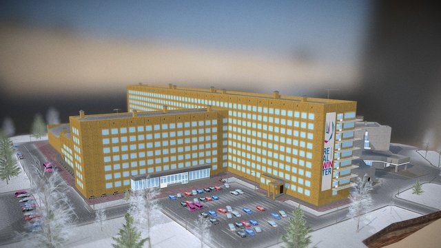 Krasnoyarsk Hospital ambulance (BSMP) 3D Model