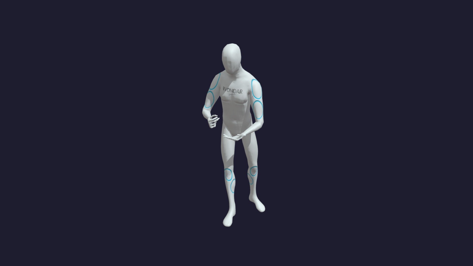 Waiter brings dishes — Sketchfab embed 3D viewer